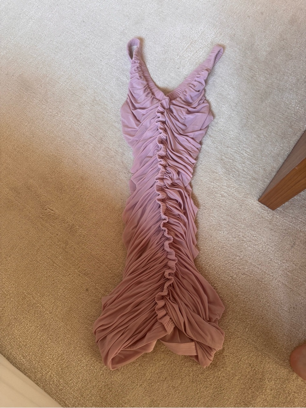 Alexander Wang Dusty Pink Ruched Mini Dress